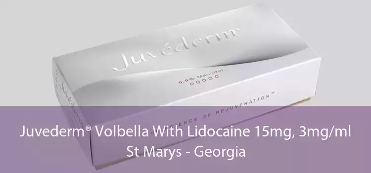 Juvederm® Volbella With Lidocaine 15mg, 3mg/ml St Marys - Georgia
