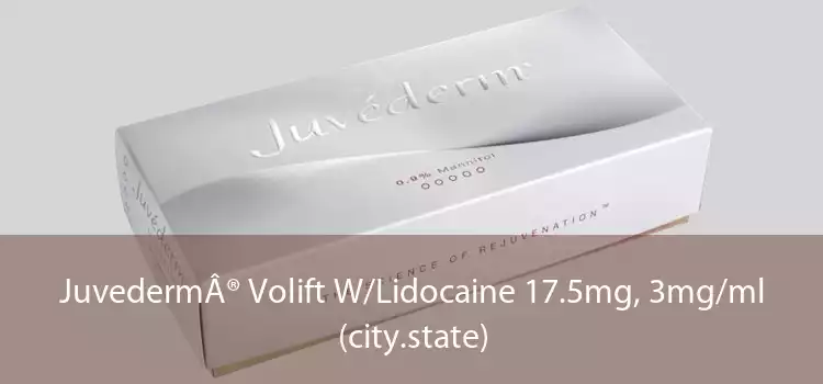 Juvederm® Volift W/Lidocaine 17.5mg, 3mg/ml (city.state)