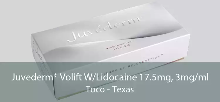 Juvederm® Volift W/Lidocaine 17.5mg, 3mg/ml Toco - Texas