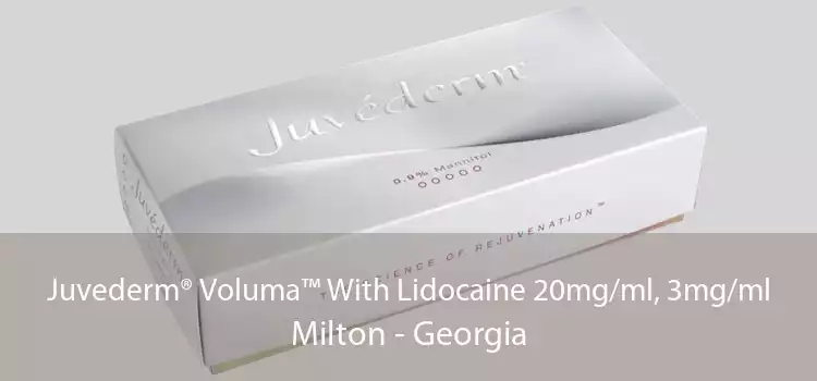 Juvederm® Voluma™ With Lidocaine 20mg/ml, 3mg/ml Milton - Georgia