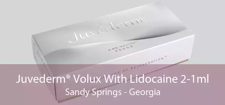 Juvederm® Volux With Lidocaine 2-1ml Sandy Springs - Georgia